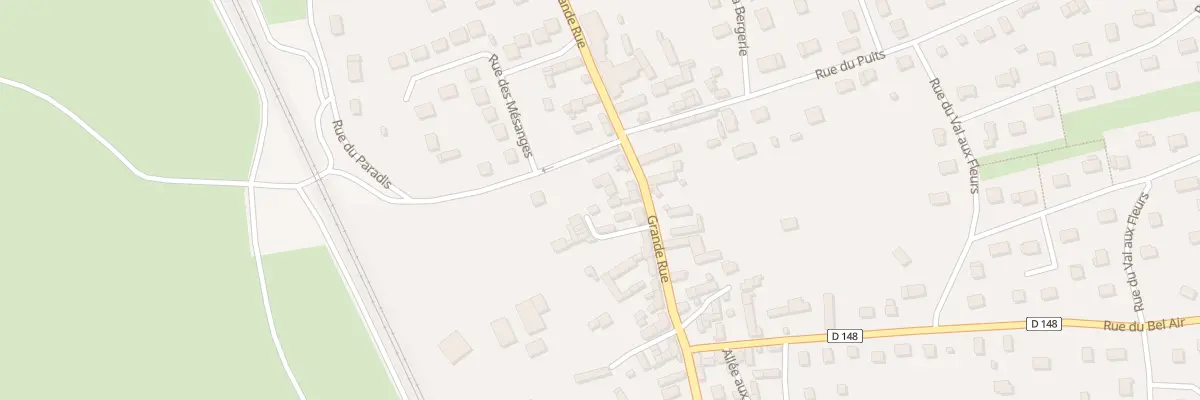 Plan du 84 Grande Rue à Bueil