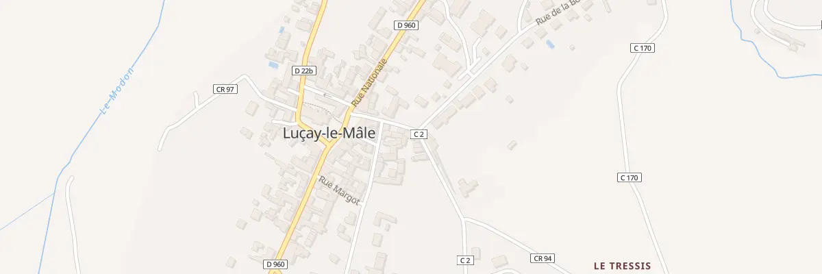 Plan du 6 Rue du Puits Chenu à Luçay-le-Mâle