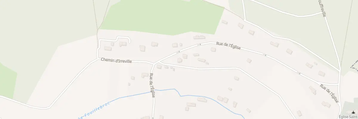 Plan du 7 Rue de l’Eglise à Touffreville