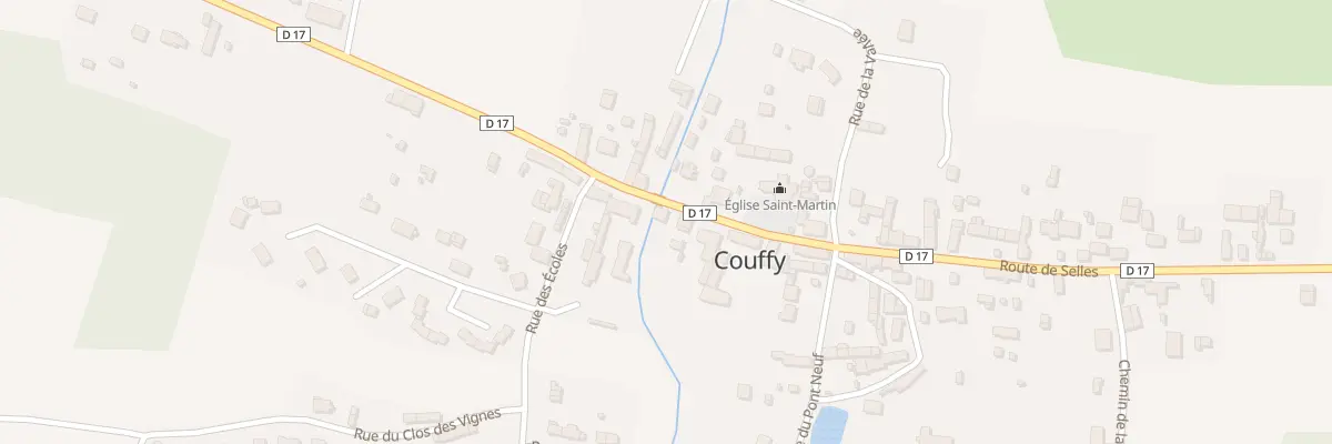 Plan du 11 Rte de Saint-Aignan à Couffy