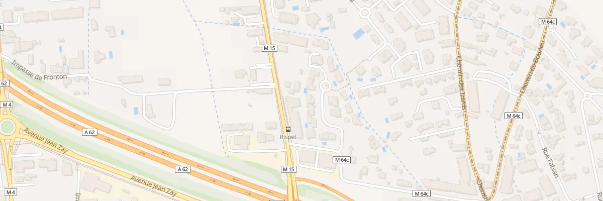 Plan du 242 Rte de Launaguet à Toulouse