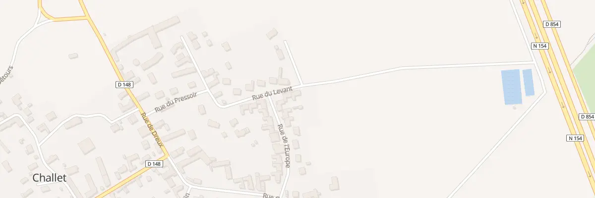 Plan du 1 Rue du Levant à Challet