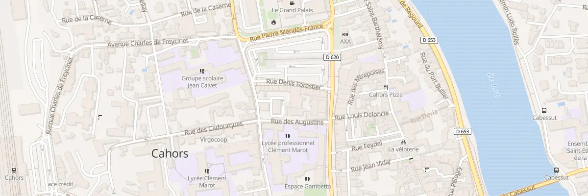 Plan du 64 Rue Denis Forestier à Cahors