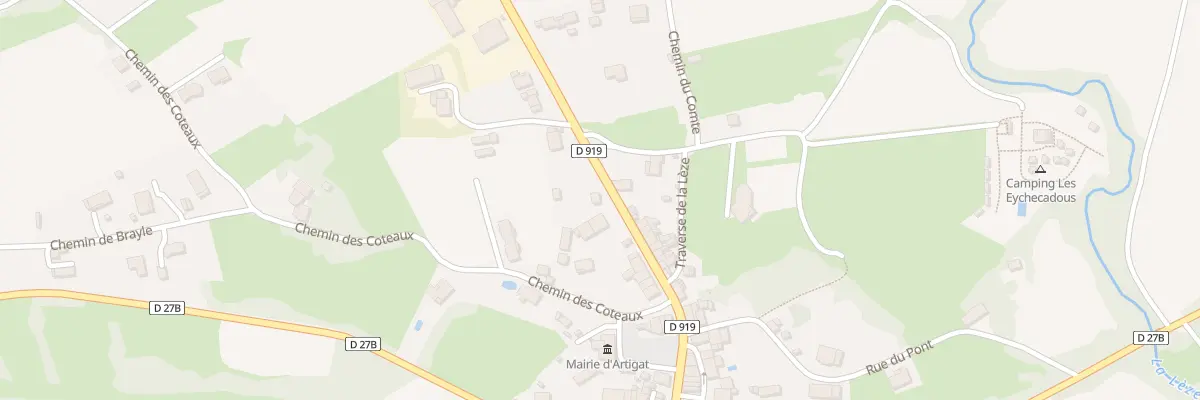 Plan du 89 Le Village à Artigat