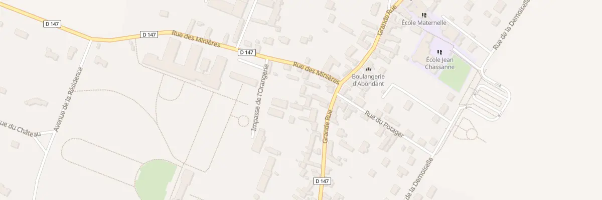 Plan du 18 Gr Grande Rue à Abondant