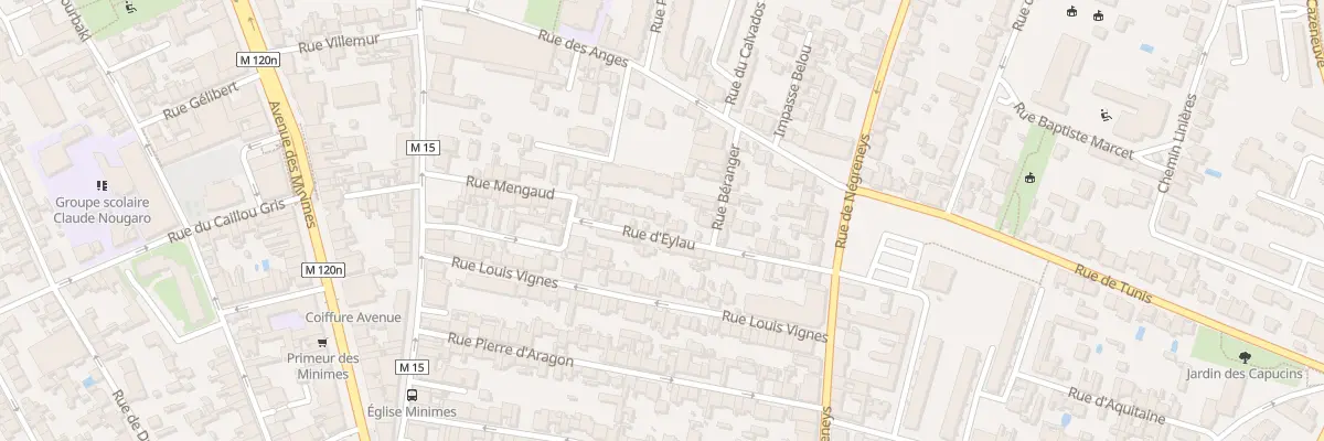 Plan du 35 Rue d’Eylau à Toulouse