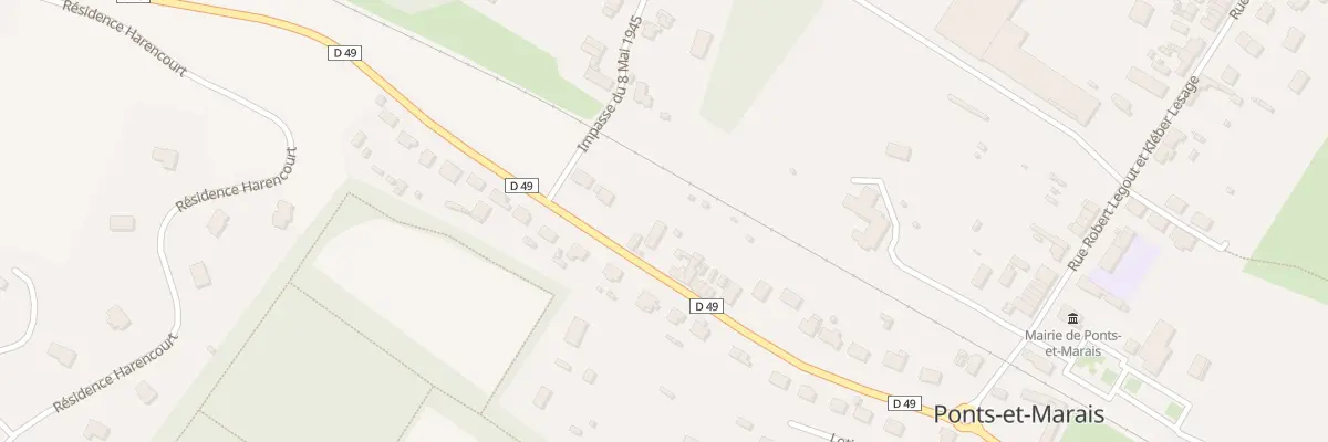Plan du 28 Rte d’Eu à Ponts-et-Marais