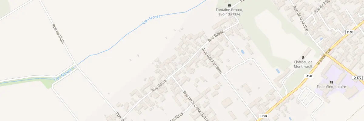 Plan du 29 Rue Basse à Montlivault