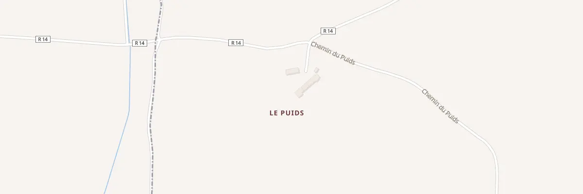 Plan du 5051 Le Puids à Buzançais