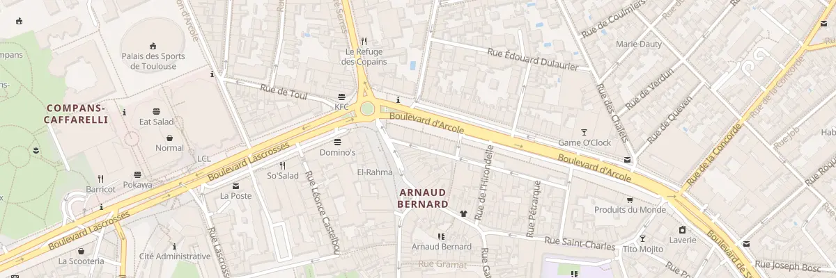 Plan du 27B Bd d’Arcole à Toulouse