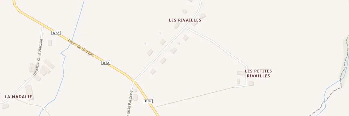 Plan du 144 Rte des Rivailles Fardissou à Saint-Genest-sur-Roselle