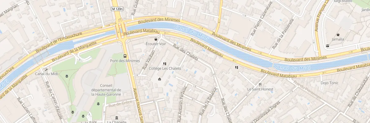 Plan du 67 Rue des Chalets à Toulouse