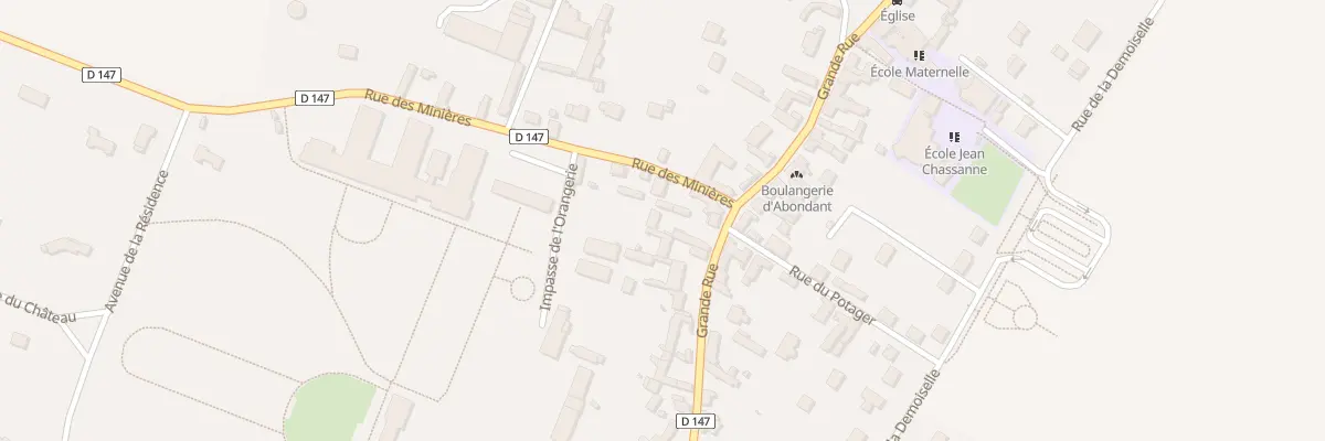 Plan du 16 Gr Grande Rue à Abondant