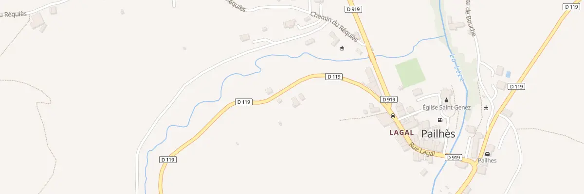 Plan du 133 Macailla à Pailhès