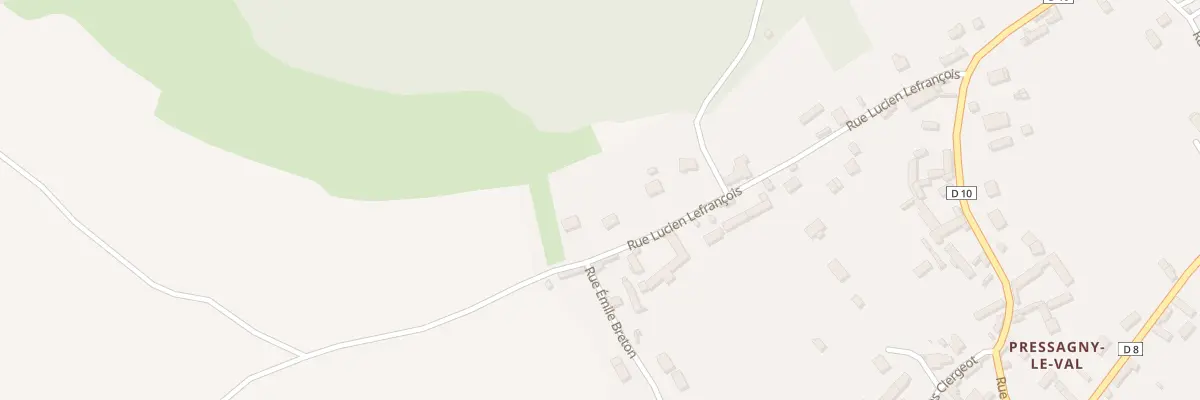 Plan du 9 Rue Lucien LEFRANÇOIS à Notre-Dame-de-l’Isle
