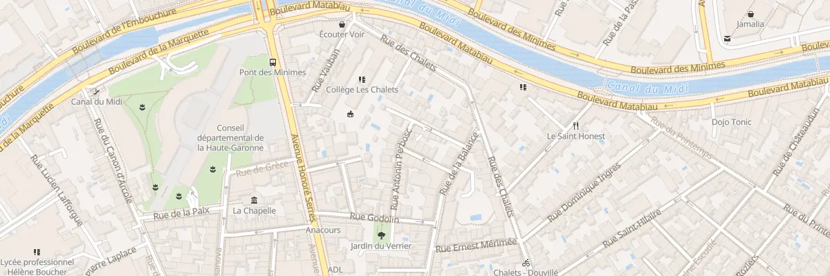 Plan du 11 Imp Mas à Toulouse