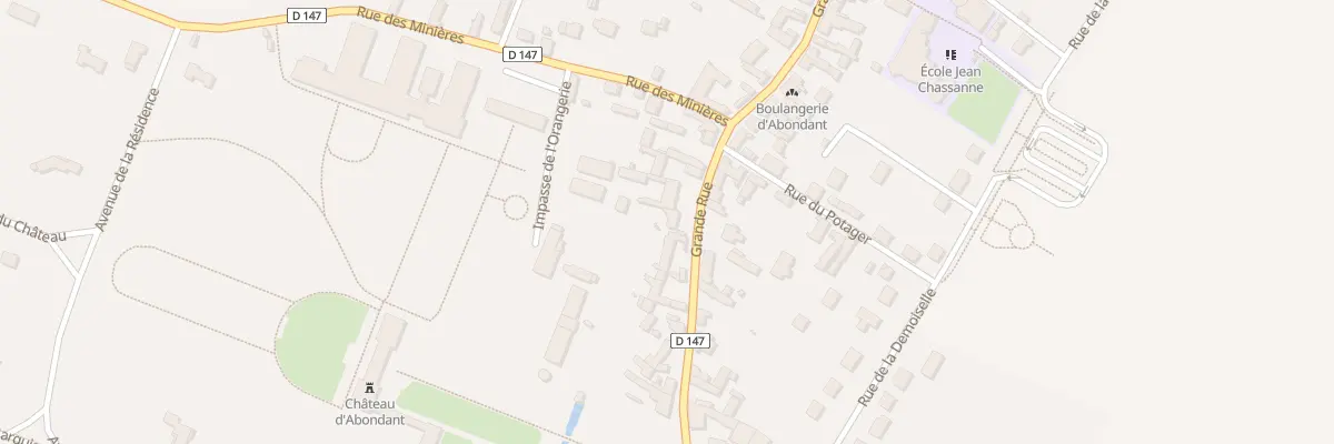 Plan du 22 Grande Rue à Abondant