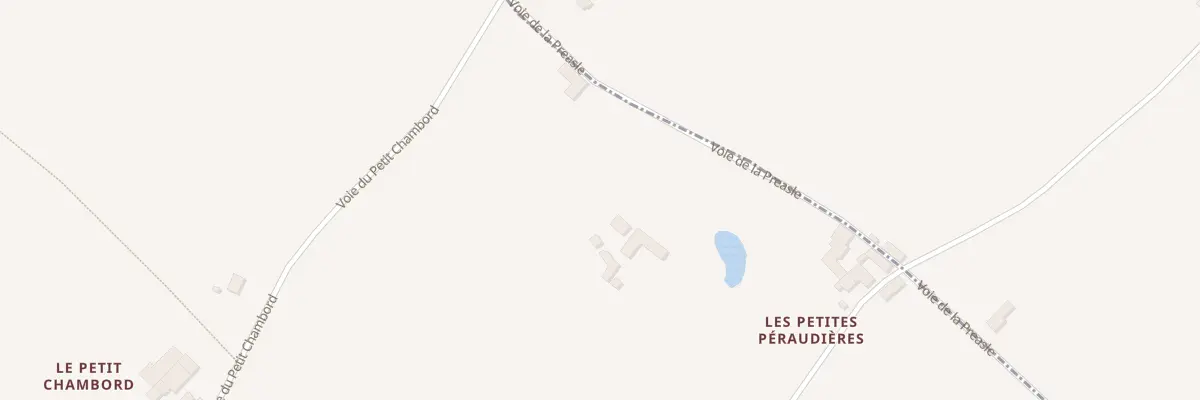 Plan du 7 Voie de la Preasle à Cheverny
