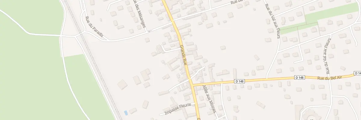 Plan du 74 Gr Grande Rue à Bueil