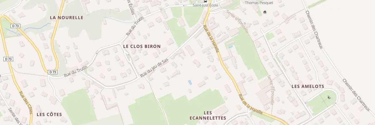 Plan du 1 Rue du Jeu de Sas à La Chapelle-Longueville