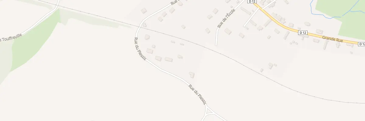 Plan du 28A Rue du Plessis à Touffreville