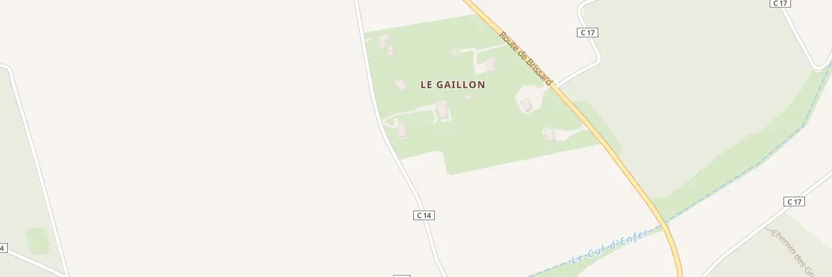Plan du 9002 Le Gaillon à Cherisy