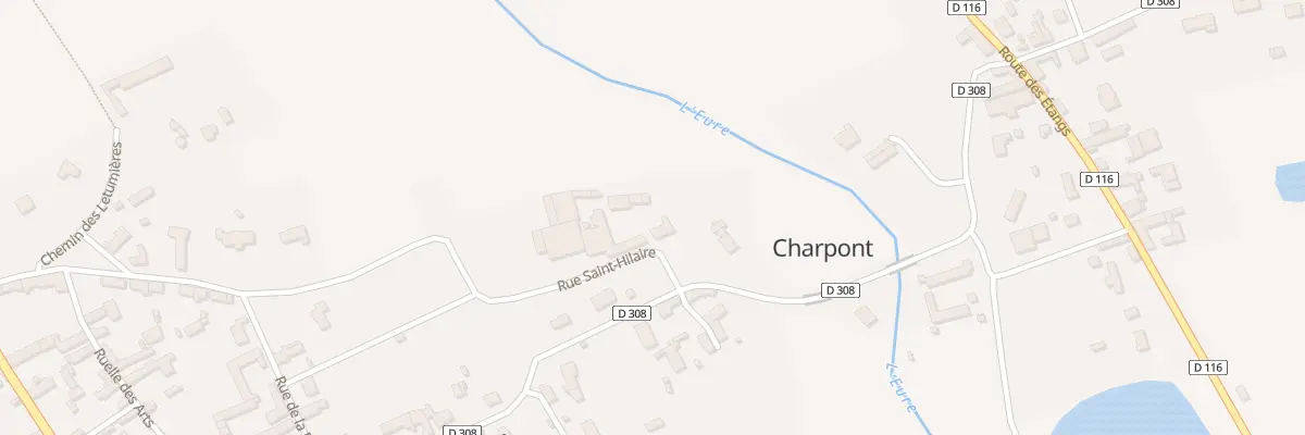 Plan du 1 Rue St Hilaire à Charpont