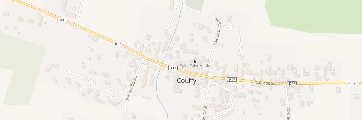 Plan du 6 Rte de Saint-Aignan à Couffy