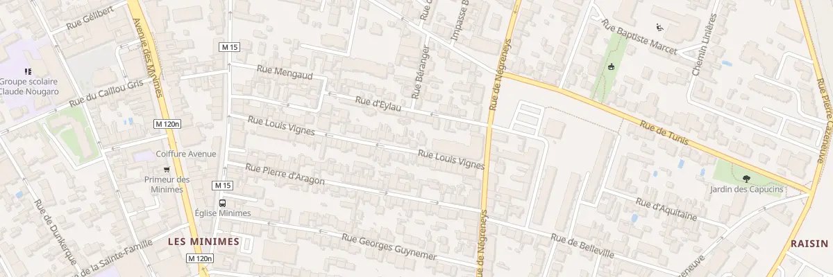 Plan du 47 Rue Louis Vignes à Toulouse