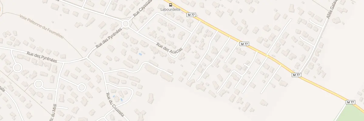 Plan du 26 Rue des Acacias à Gratentour