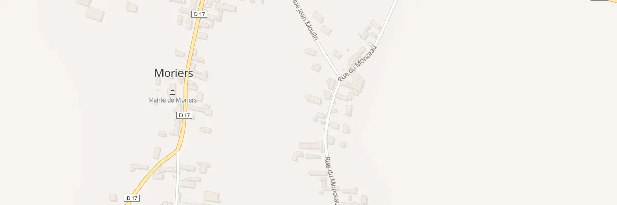 Plan du 17 Rue du Monceau à Moriers