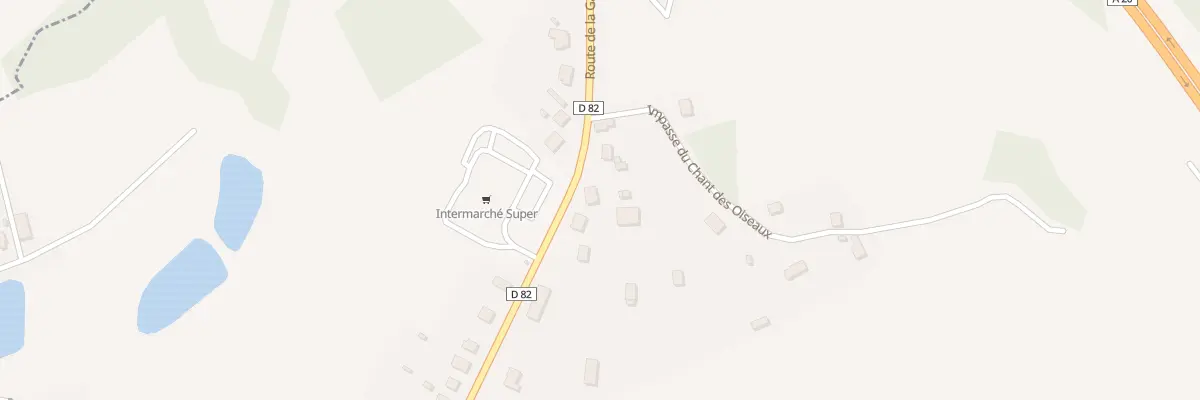 Plan du 24 Rte de la Gare à Magnac-Bourg
