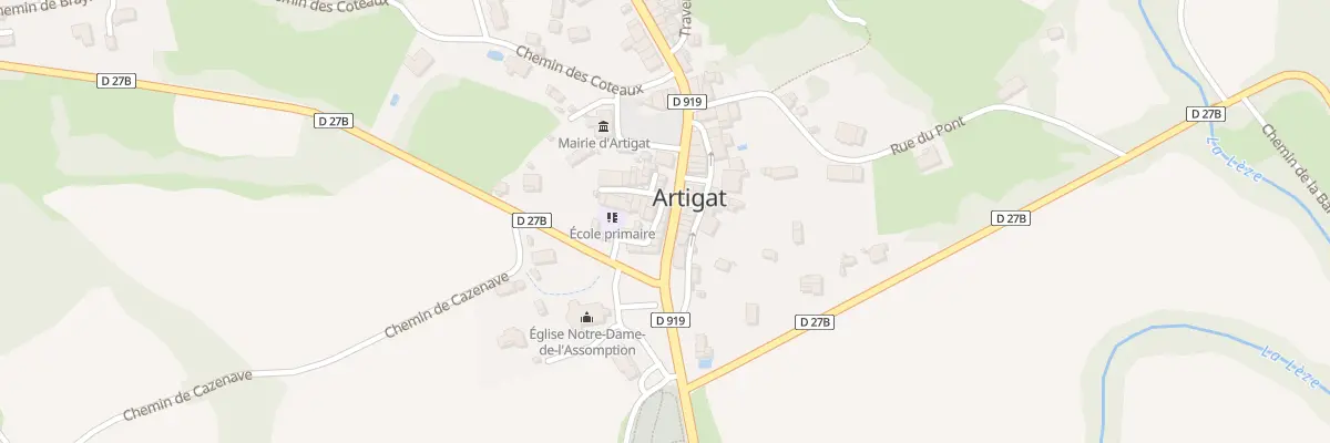 Plan du 7 Rue Principale à Artigat
