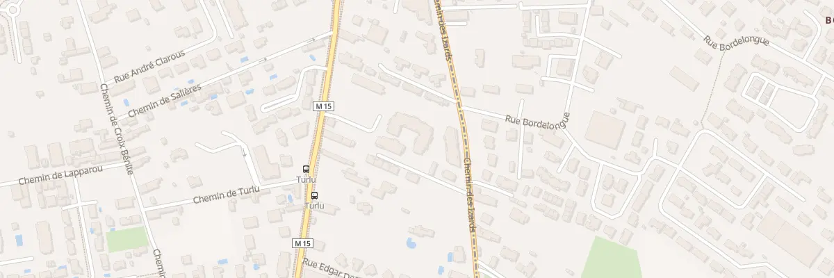 Plan du 332 Rte de Launaguet à Toulouse