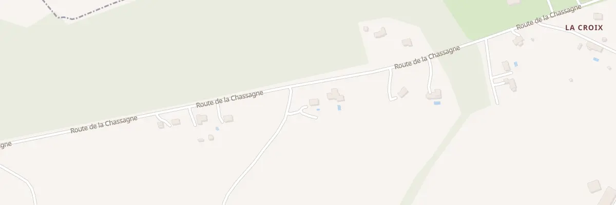 Plan du 184 Rte de la Chassagne à Saint-Priest-Taurion