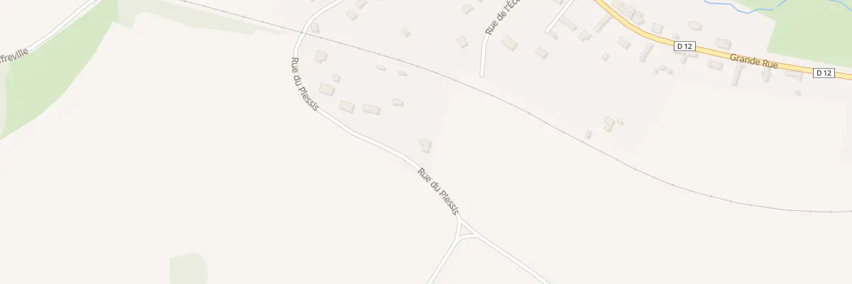 Plan du 28 Rue du Plessis à Huest