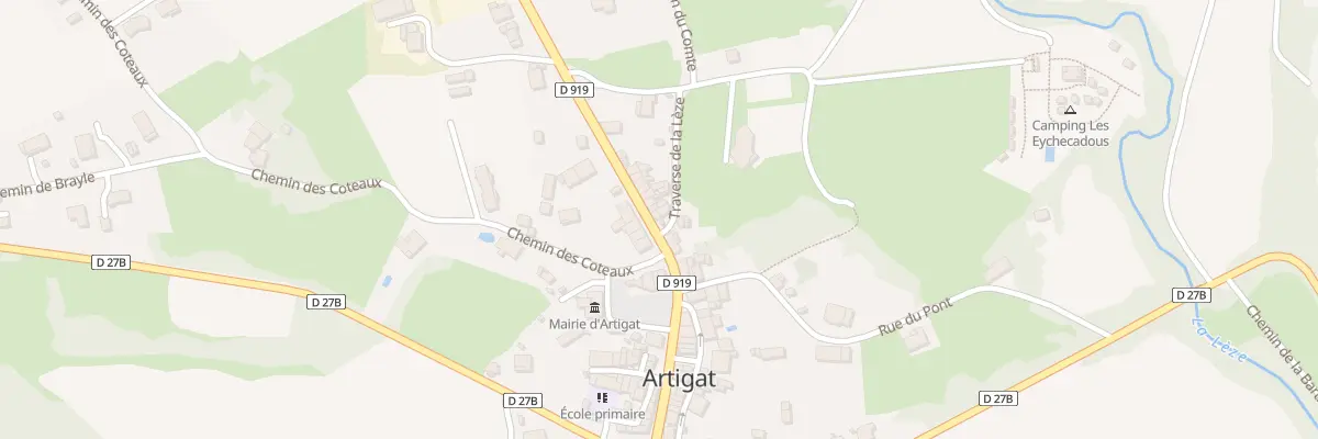 Plan du 24 Rte de Toulouse à Artigat