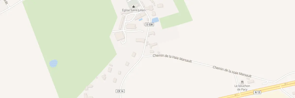 Plan du 2 Che du Val du Puits à Chaignes