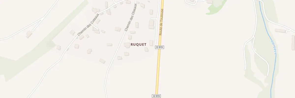 Plan du 5009 Ruquet à Pailhès
