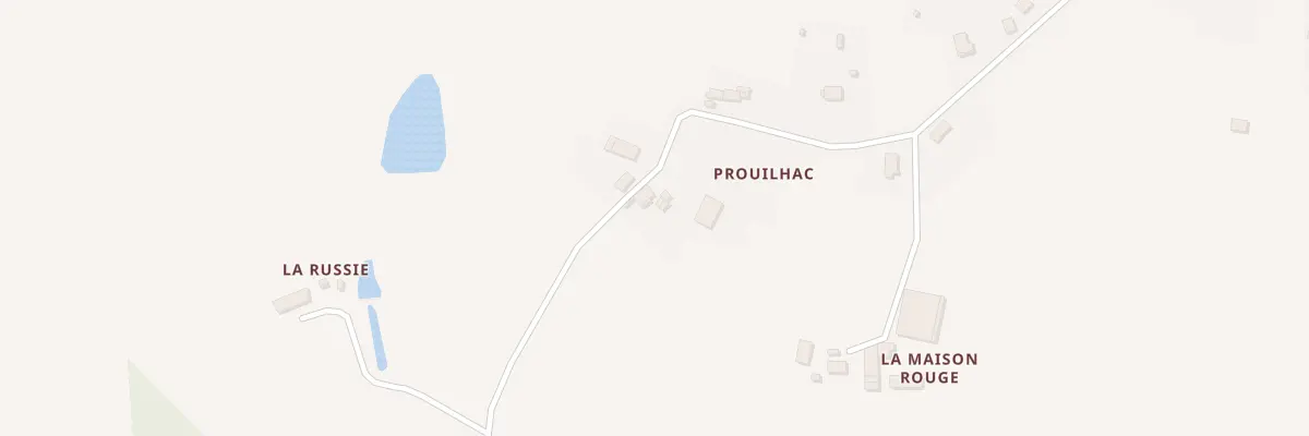 Plan du 5201 Prouilhac aux Trois-Saints