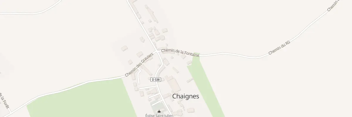 Plan du 4 Che de la Fontaine à Chaignes