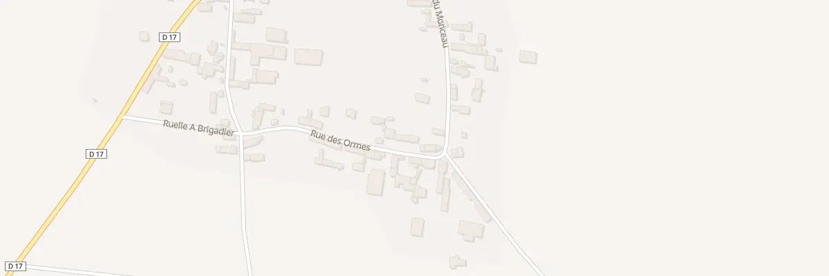 Plan du 11 Rue des Ormes à Moriers