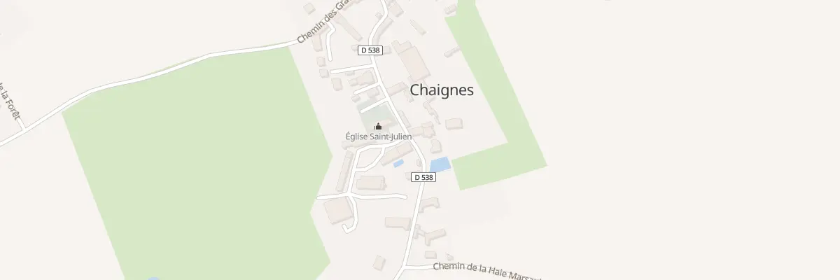 Plan du 10 Che du Val du Puits à Chaignes