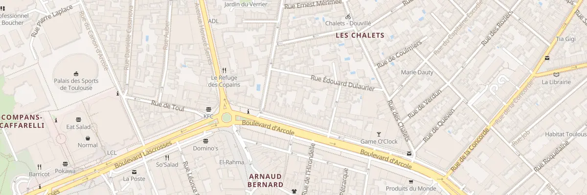 Plan du 42 Bd d’Arcole à Toulouse