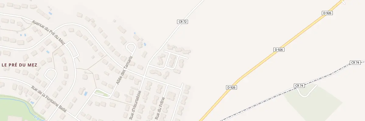 Plan du 24 All d’Heurtebise à Buzançais