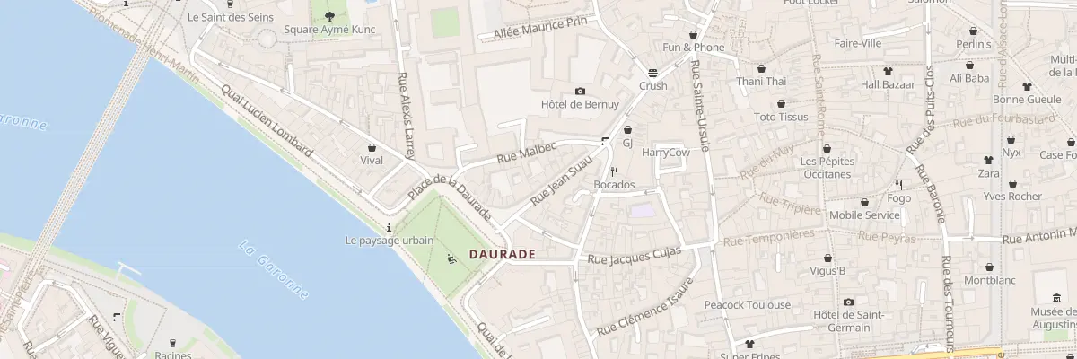 Plan du 3B Rue Jean Suau à Toulouse