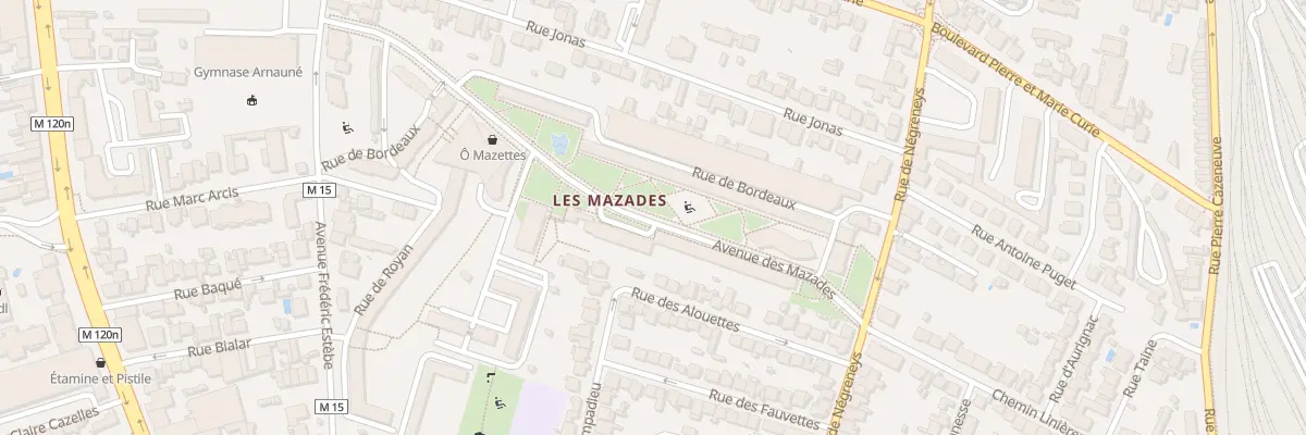 Plan du 107 Rue de Negreneys à Toulouse