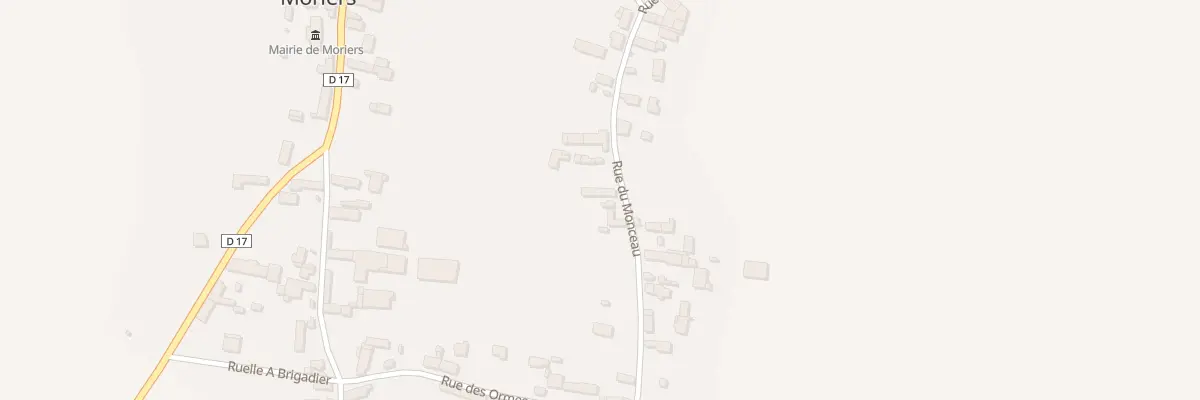 Plan du 5 Rue du Monceau à Moriers