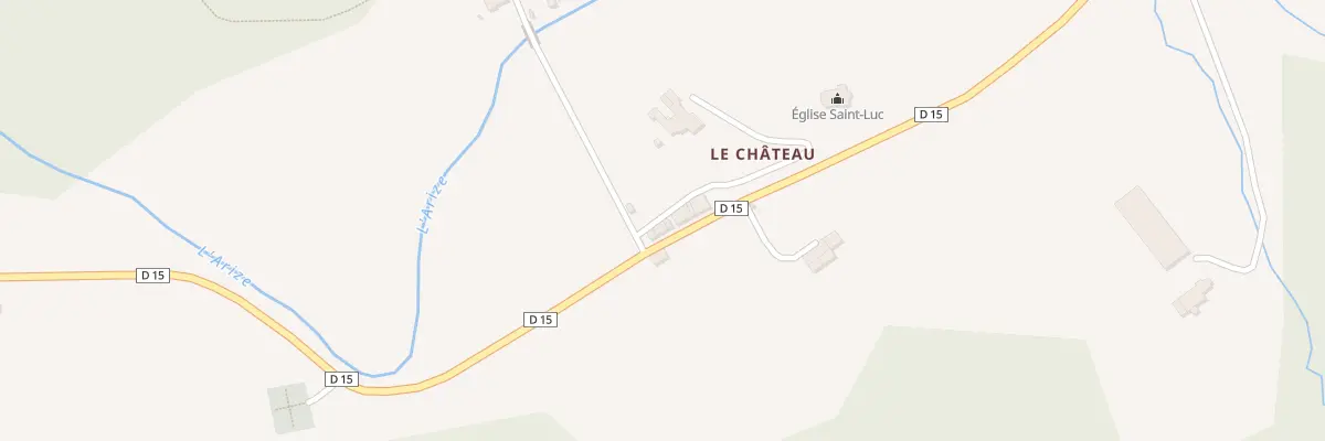 Plan du 24 Le Chateau à Nescus