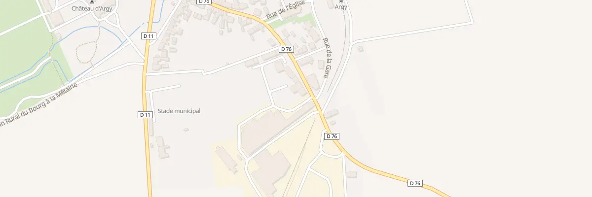 Plan du 9 Rte de Saint Lactencin à Argy